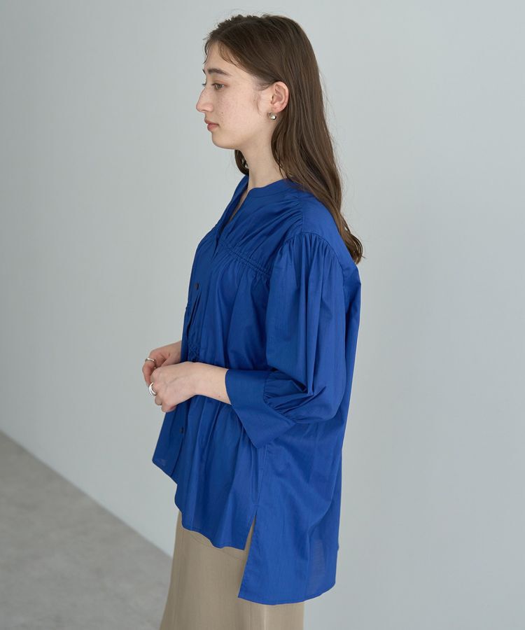 YECCA VECCA「【ORGABITS】ギャザーデザインシャツ」|シャツ・ブラウス|