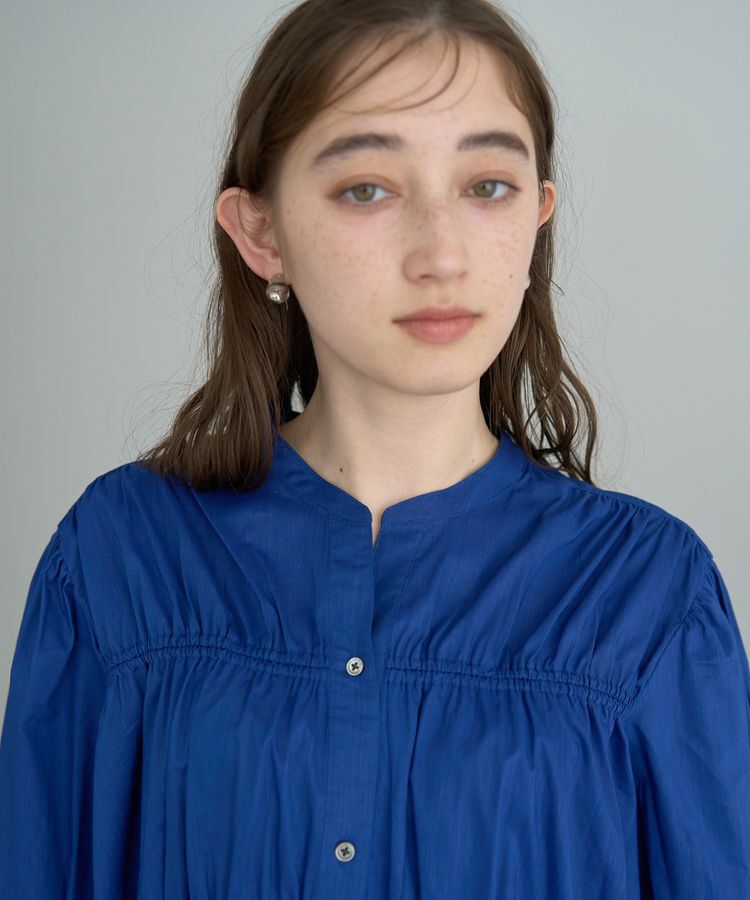 YECCA VECCA「【ORGABITS】ギャザーデザインシャツ」|シャツ・ブラウス|