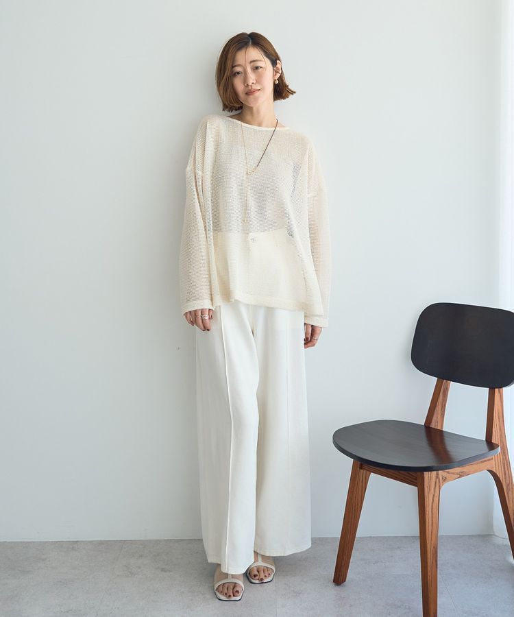 YECCA VECCA「2wayラメメッシュトップス」|Tシャツ・カットソー|