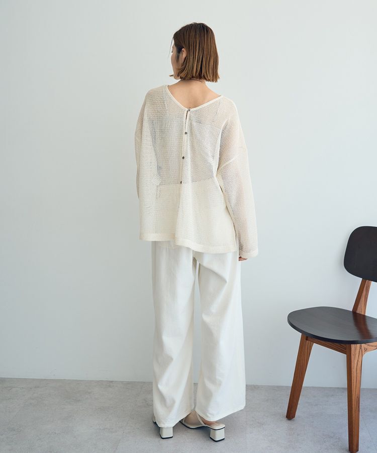 YECCA VECCA「2wayラメメッシュトップス」|Tシャツ・カットソー|