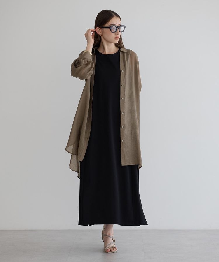 YECCA VECCA「2wayノースリーブカットワンピース」|ワンピース|