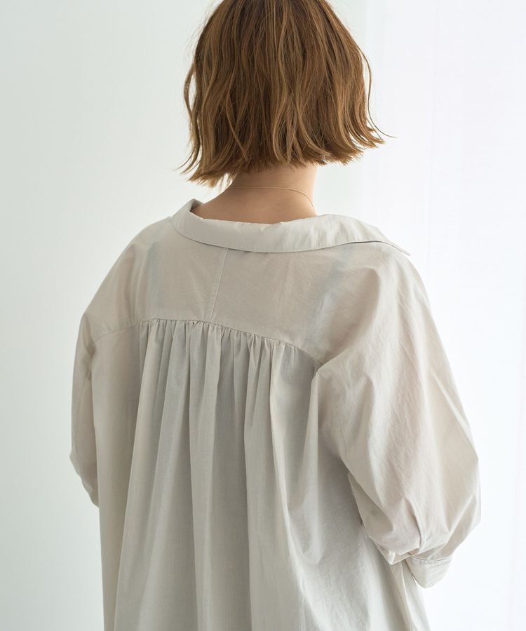 YECCA VECCA「ペーパータッチロングシャツ」|シャツ・ブラウス|