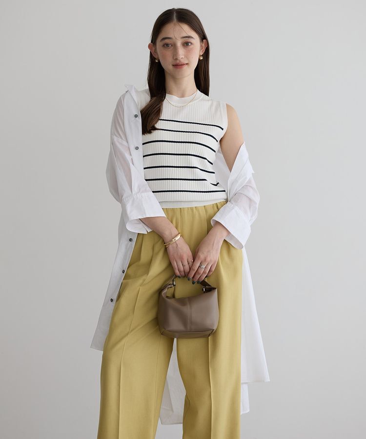 YECCA VECCA「ペーパータッチロングシャツ」|シャツ・ブラウス|