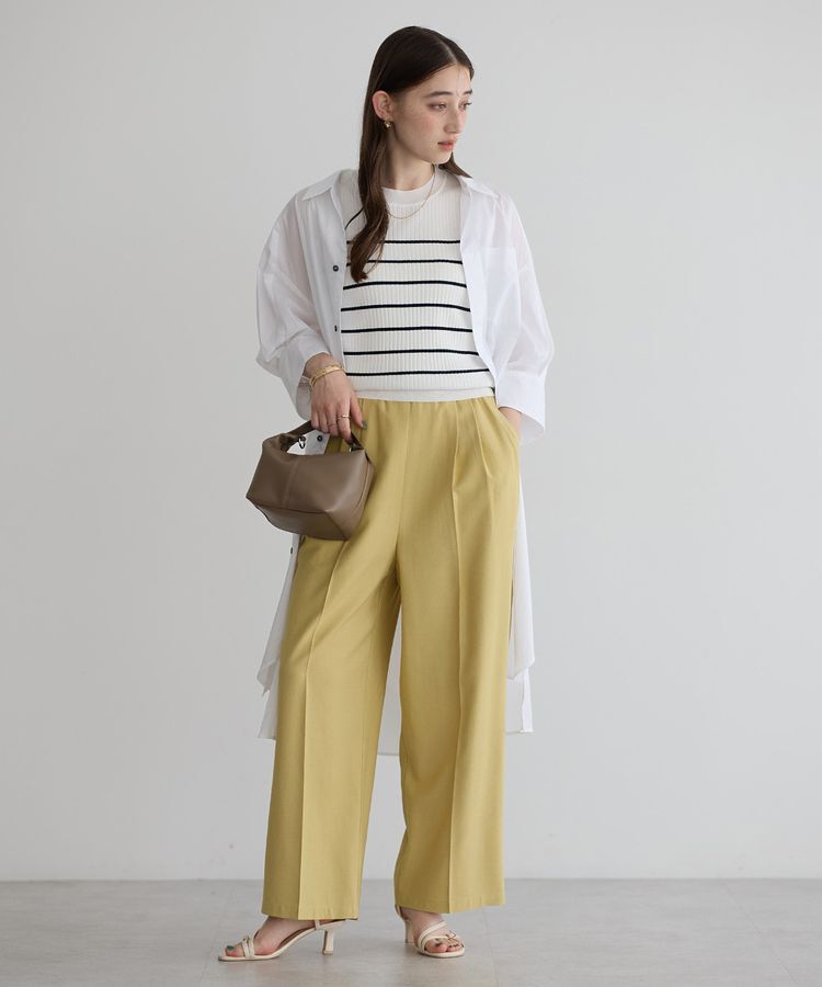 YECCA VECCA「ペーパータッチロングシャツ」|シャツ・ブラウス|