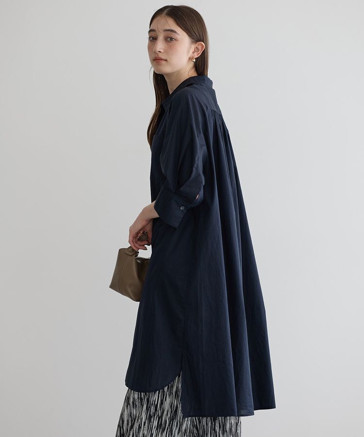 YECCA VECCA「ペーパータッチロングシャツ」|シャツ・ブラウス|