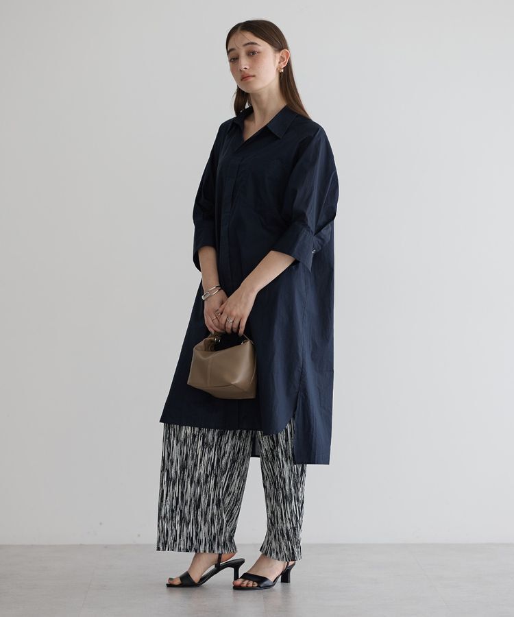 YECCA VECCA「ペーパータッチロングシャツ」|シャツ・ブラウス|