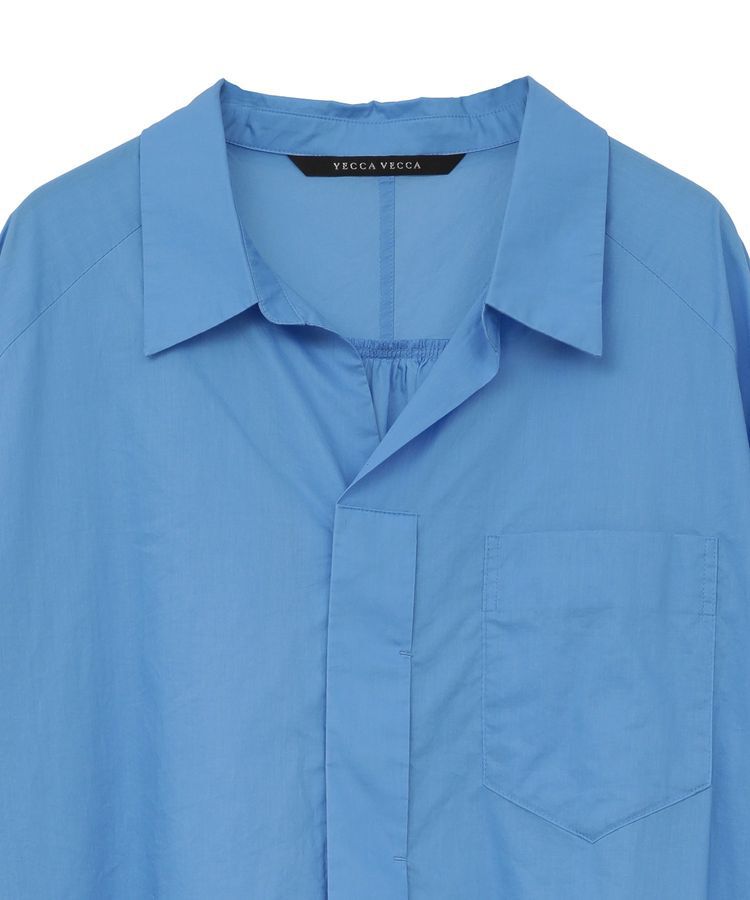 YECCA VECCA「ペーパータッチロングシャツ」|シャツ・ブラウス|