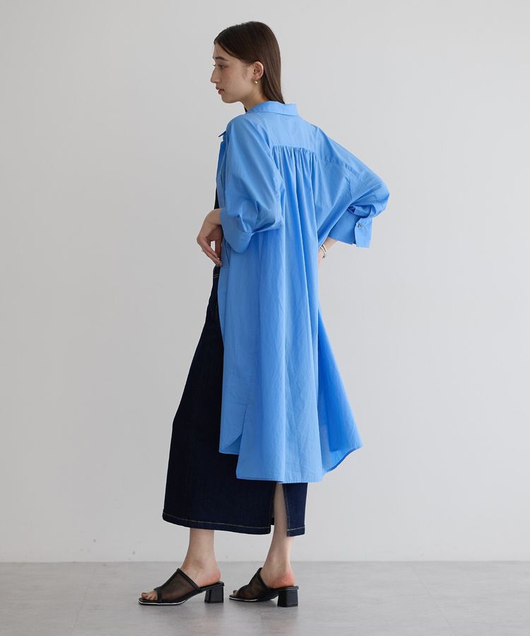 YECCA VECCA「ペーパータッチロングシャツ」|シャツ・ブラウス|