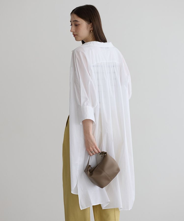 YECCA VECCA「ペーパータッチロングシャツ」|シャツ・ブラウス|