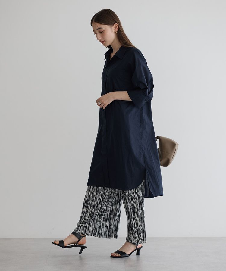 YECCA VECCA「ペーパータッチロングシャツ」|シャツ・ブラウス|