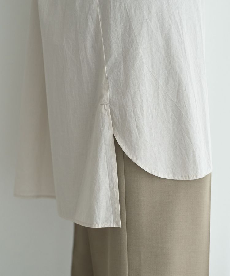 YECCA VECCA「ペーパータッチロングシャツ」|シャツ・ブラウス|