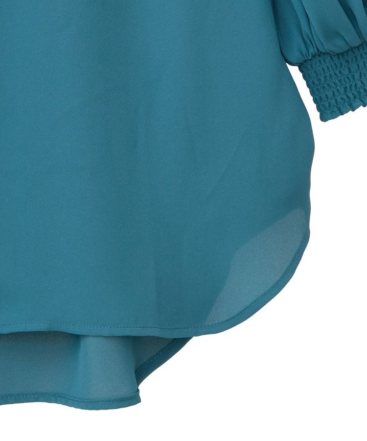 YECCA VECCA「ラインプリーツスリーブシャツ」|シャツ・ブラウス|