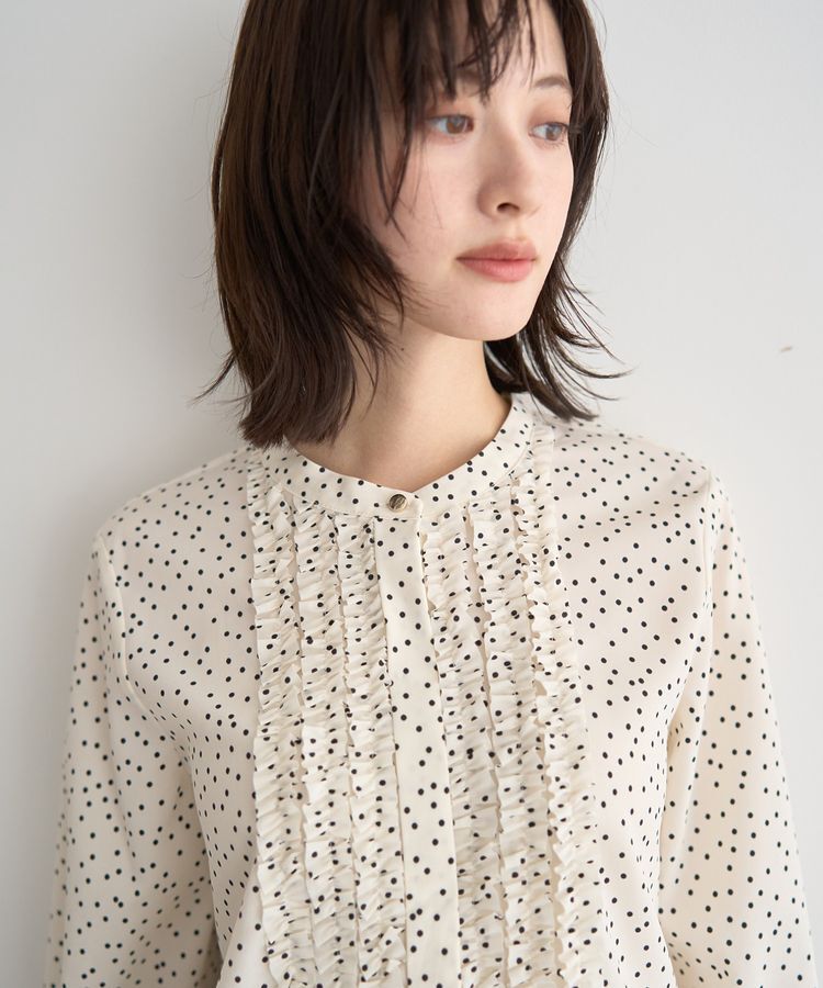 YECCA VECCA「フリルデザインブラウス」|シャツ・ブラウス|