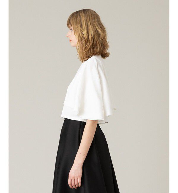 LOULOU WILLOUGHBY「【LOULOU WILLOUGHBY】ミニ丈フレアスリーブプルオーバー」|ニット・セーター|