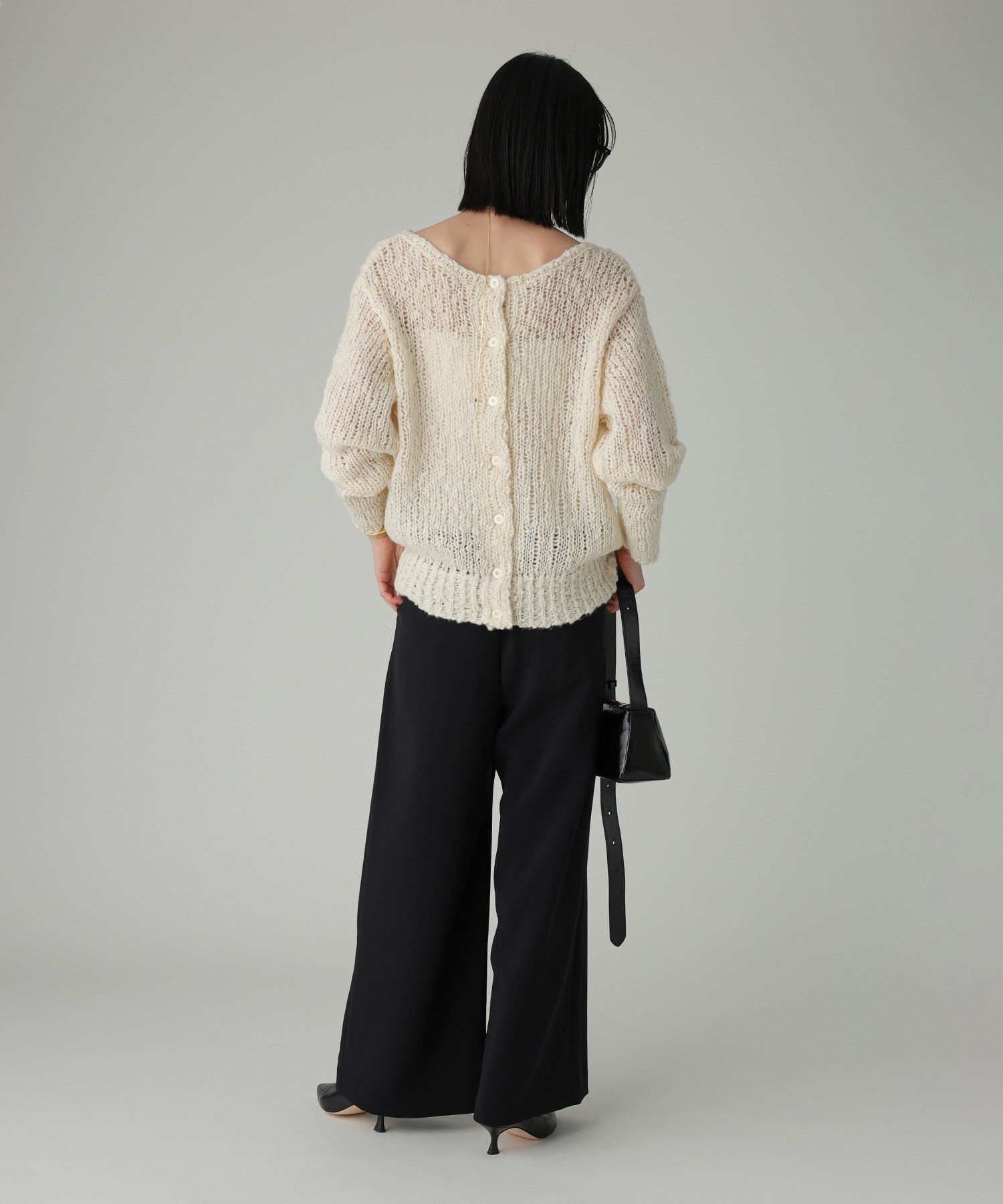 BABYLONE「ローゲージニット2WAYプルオーバー」|ニット・セーター|