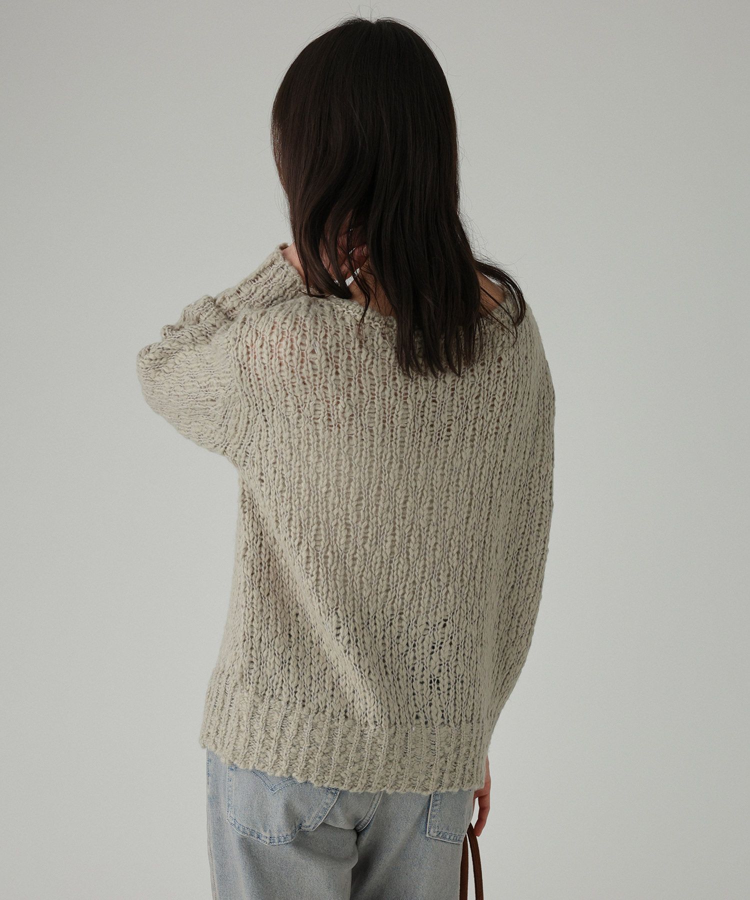 BABYLONE「ローゲージニット2WAYプルオーバー」|ニット・セーター|