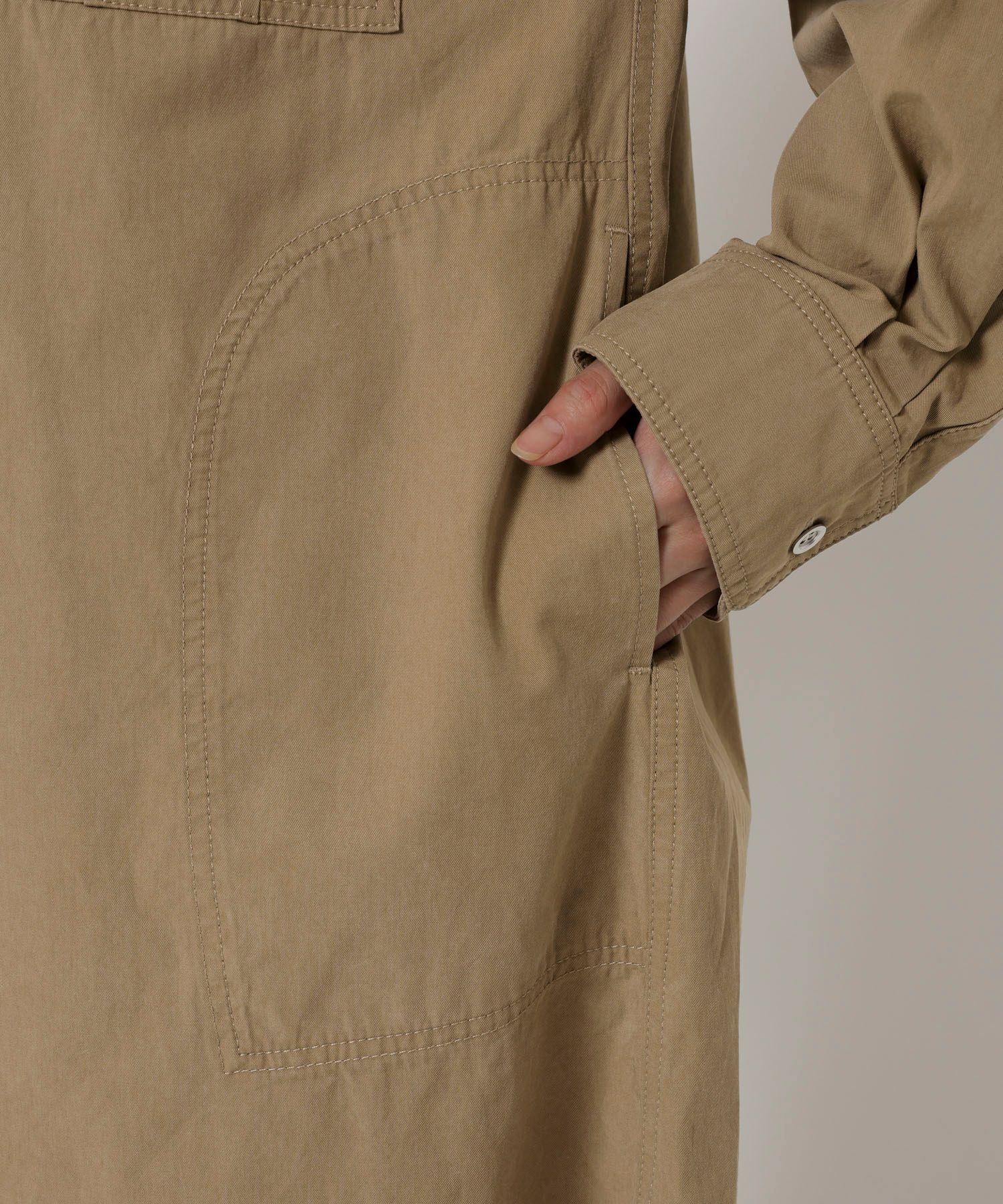 BABYLONE「ワークシャツワンピース」|ワンピース|