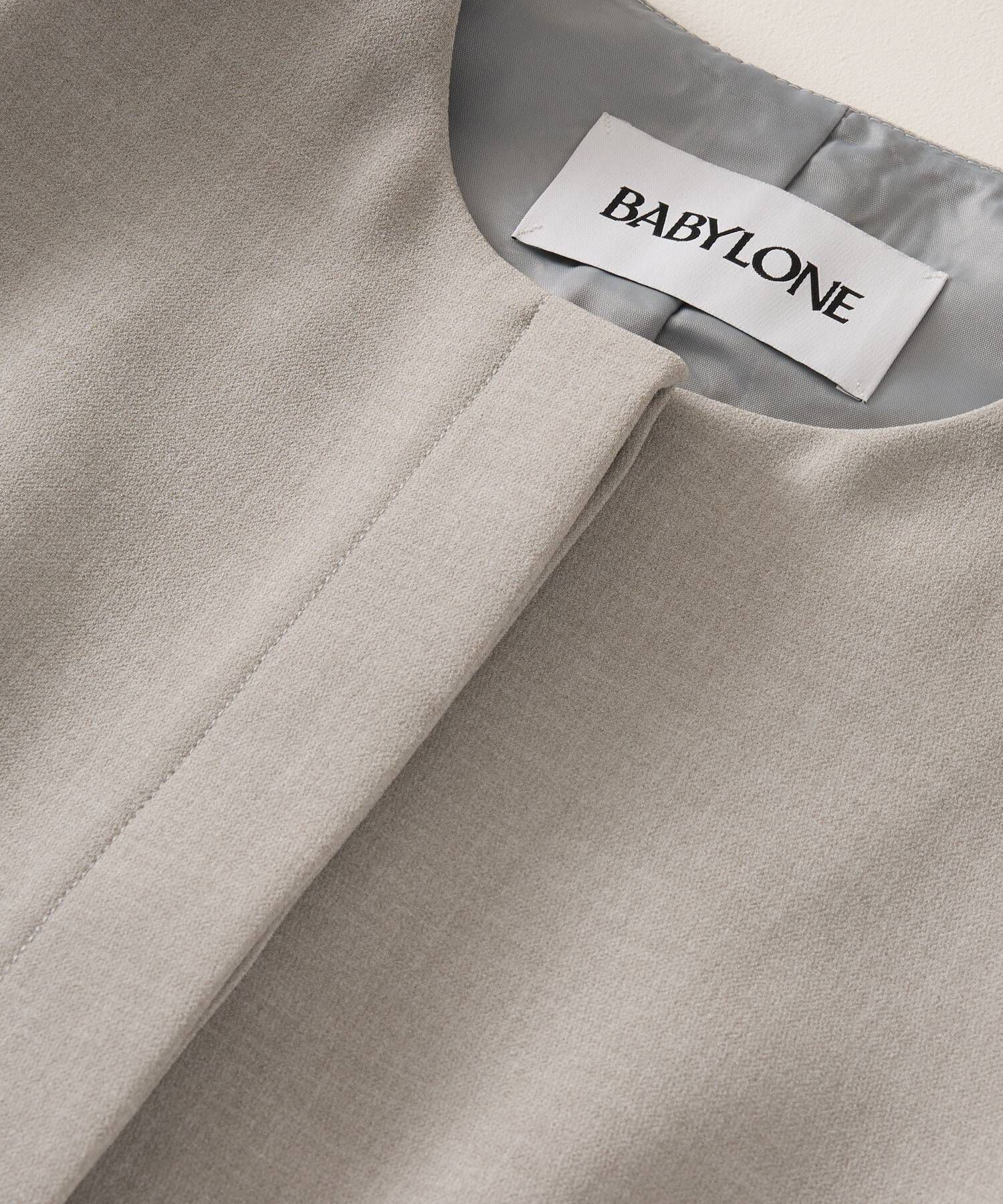 BABYLONE「【多機能素材】シェイプペプラムジレ」|ベスト・ジレ|