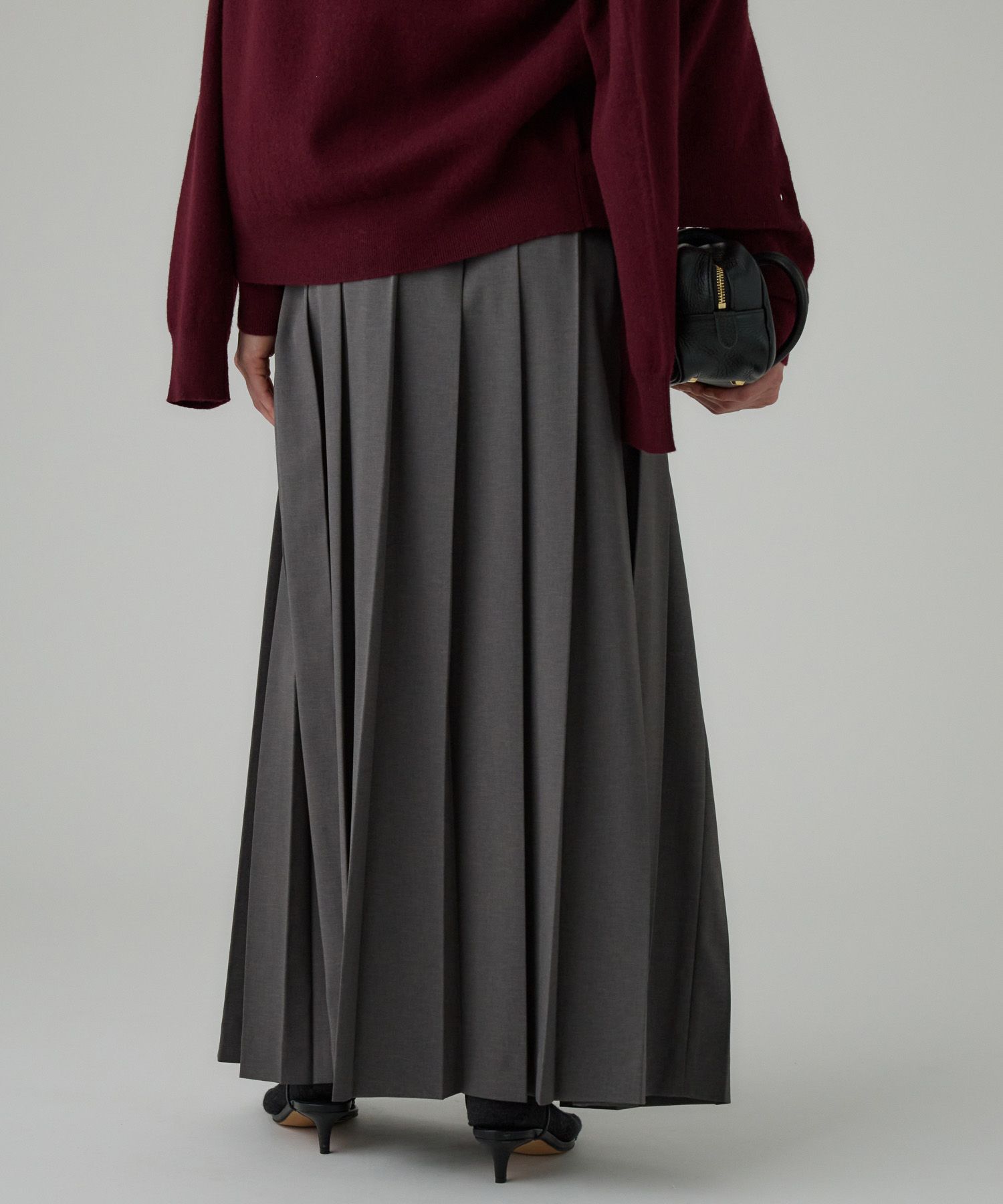 BABYLONE「プリーツフレアスカート」|スカート|