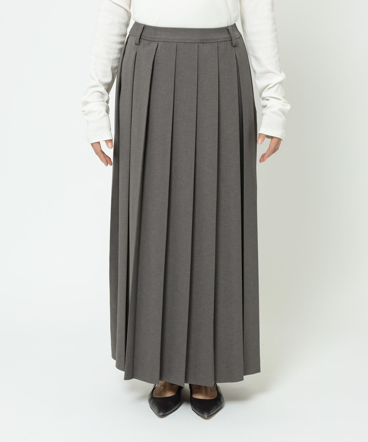 BABYLONE「プリーツフレアスカート」|スカート|