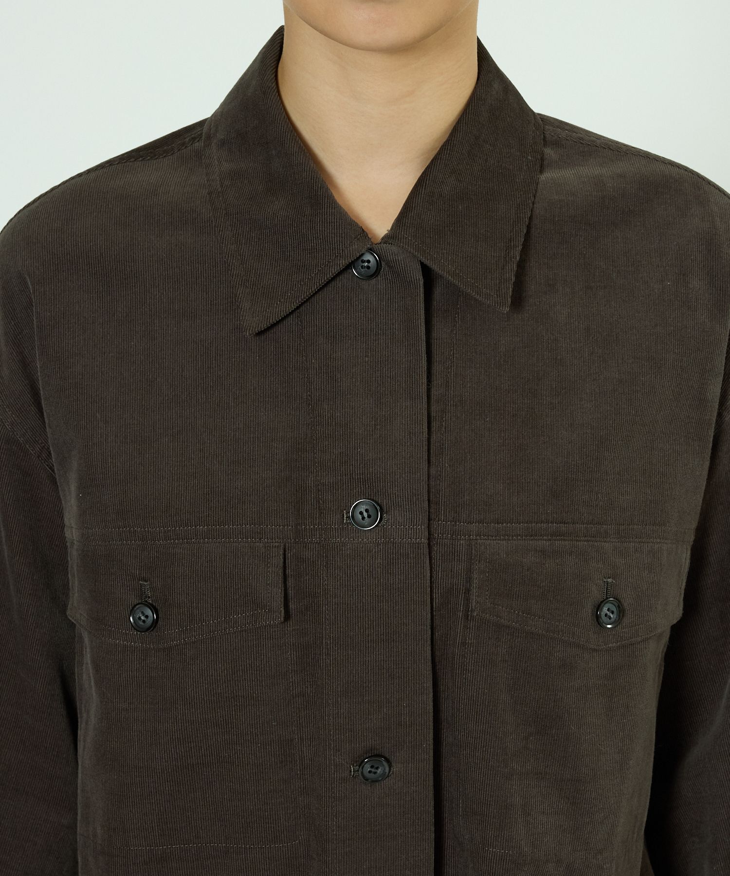 BABYLONE「コットンコーデュロイシャツ」|シャツ・ブラウス|