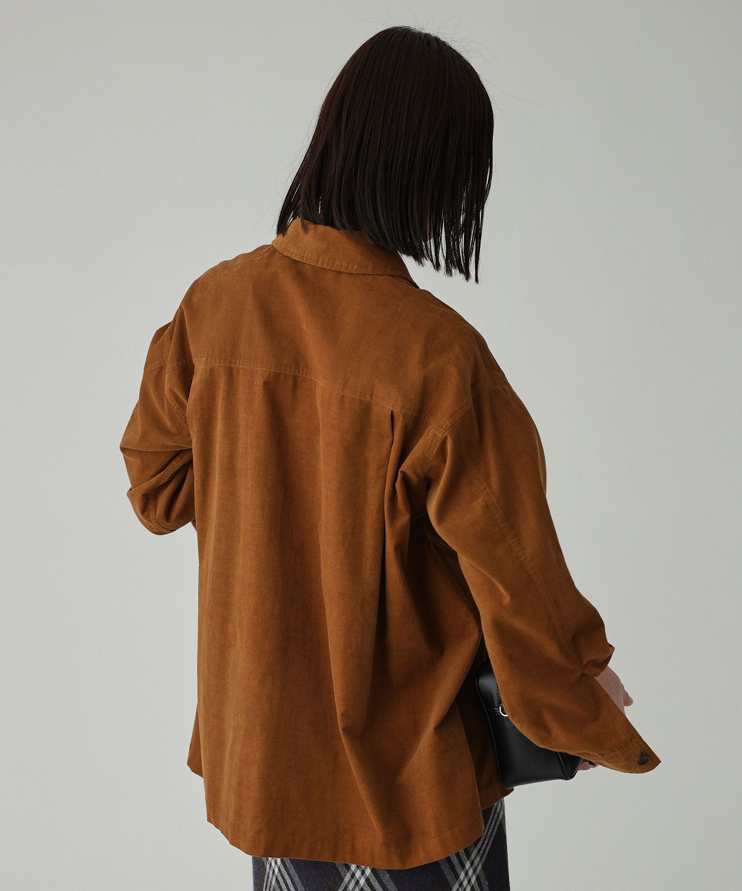 BABYLONE「コットンコーデュロイシャツ」|シャツ・ブラウス|