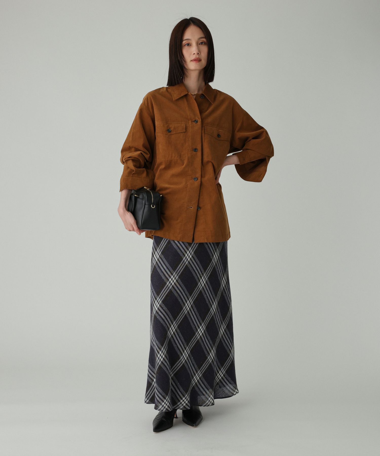 BABYLONE「コットンコーデュロイシャツ」|シャツ・ブラウス|