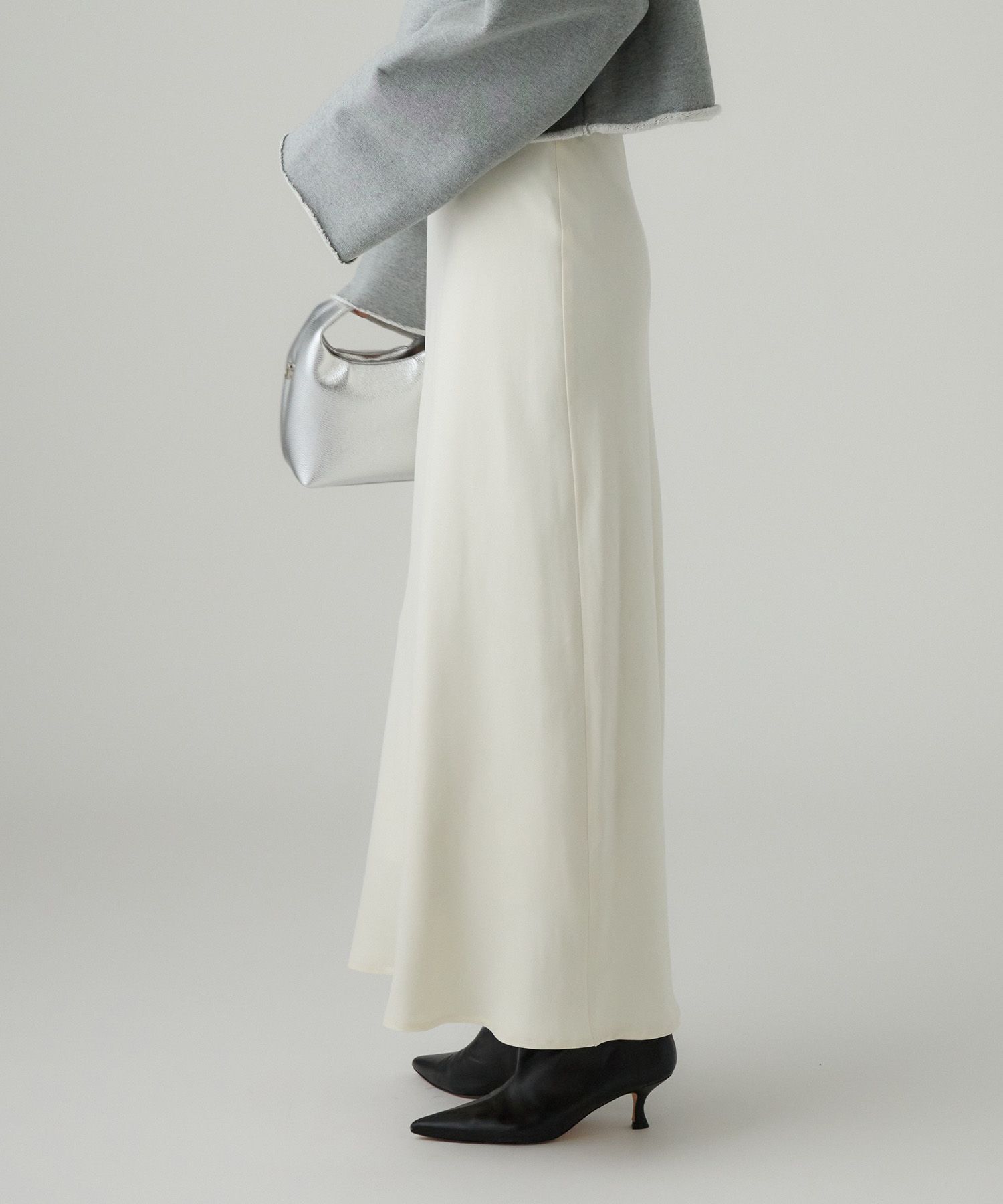 BABYLONE「フェイクスエードバイヤススカート」|スカート|