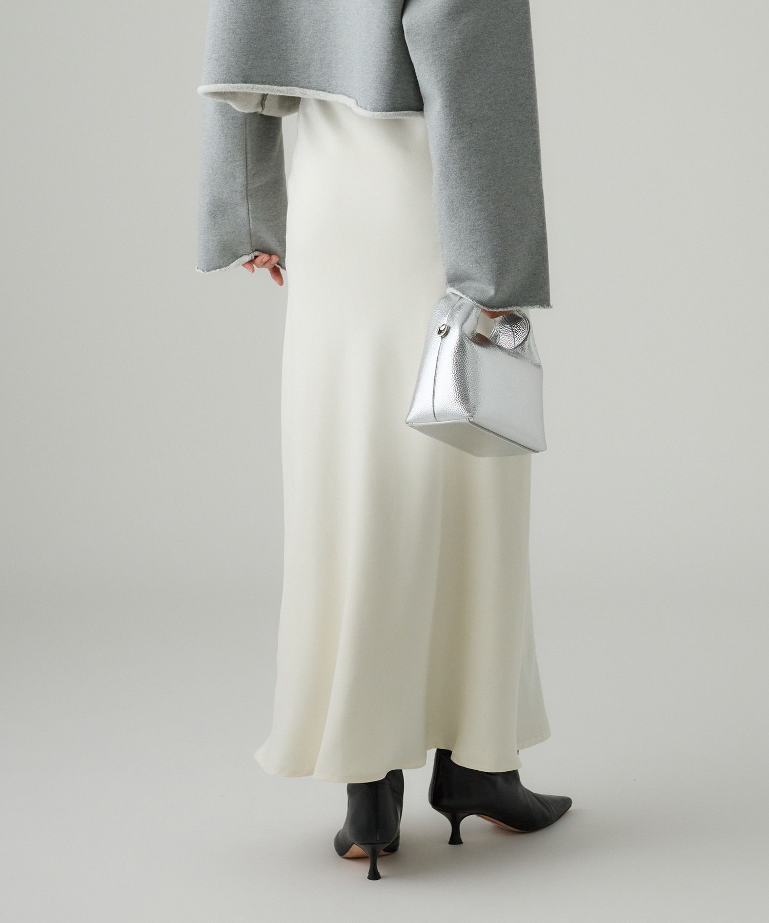 BABYLONE「フェイクスエードバイヤススカート」|スカート|