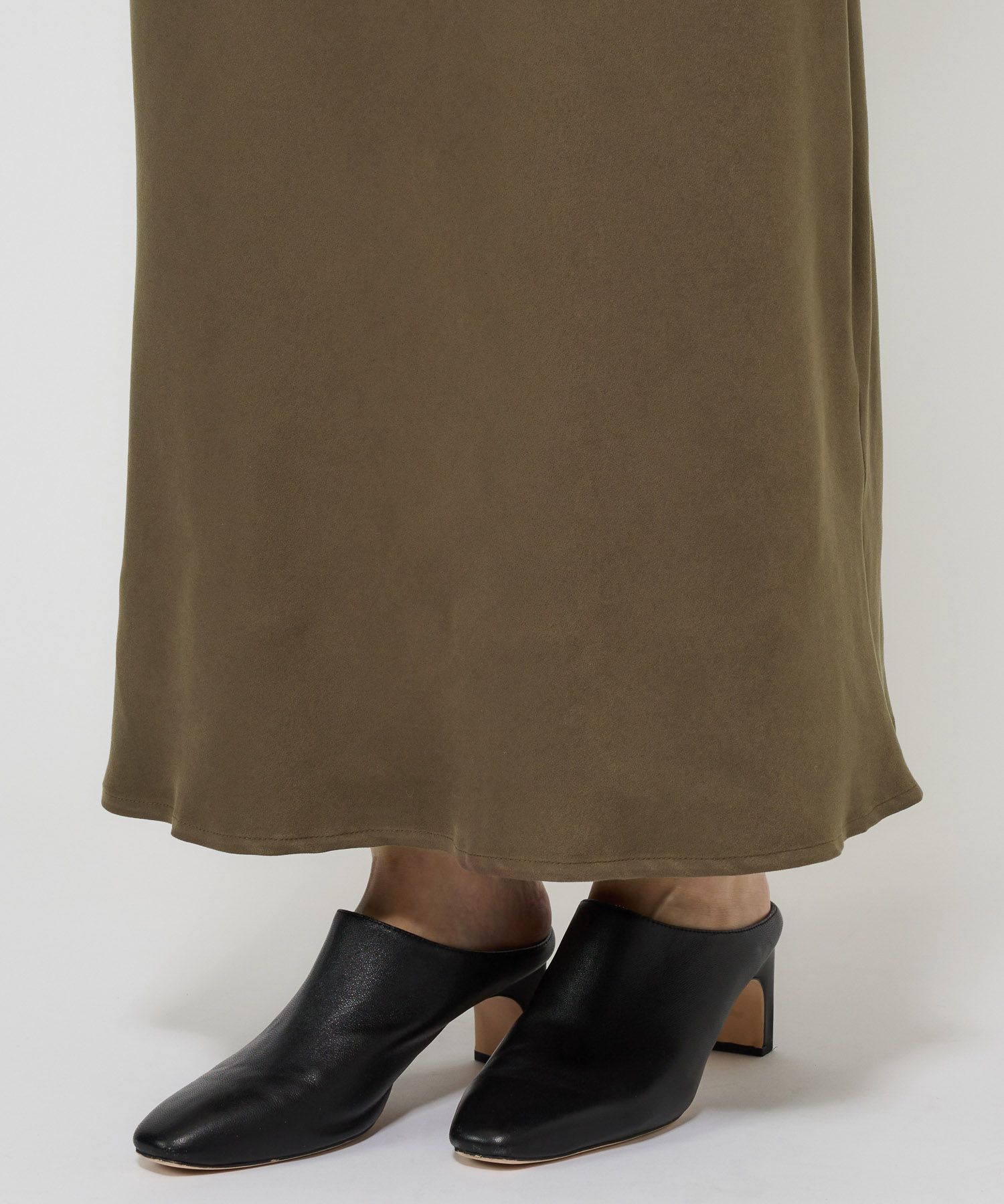 BABYLONE「フェイクスエードバイヤススカート」|スカート|