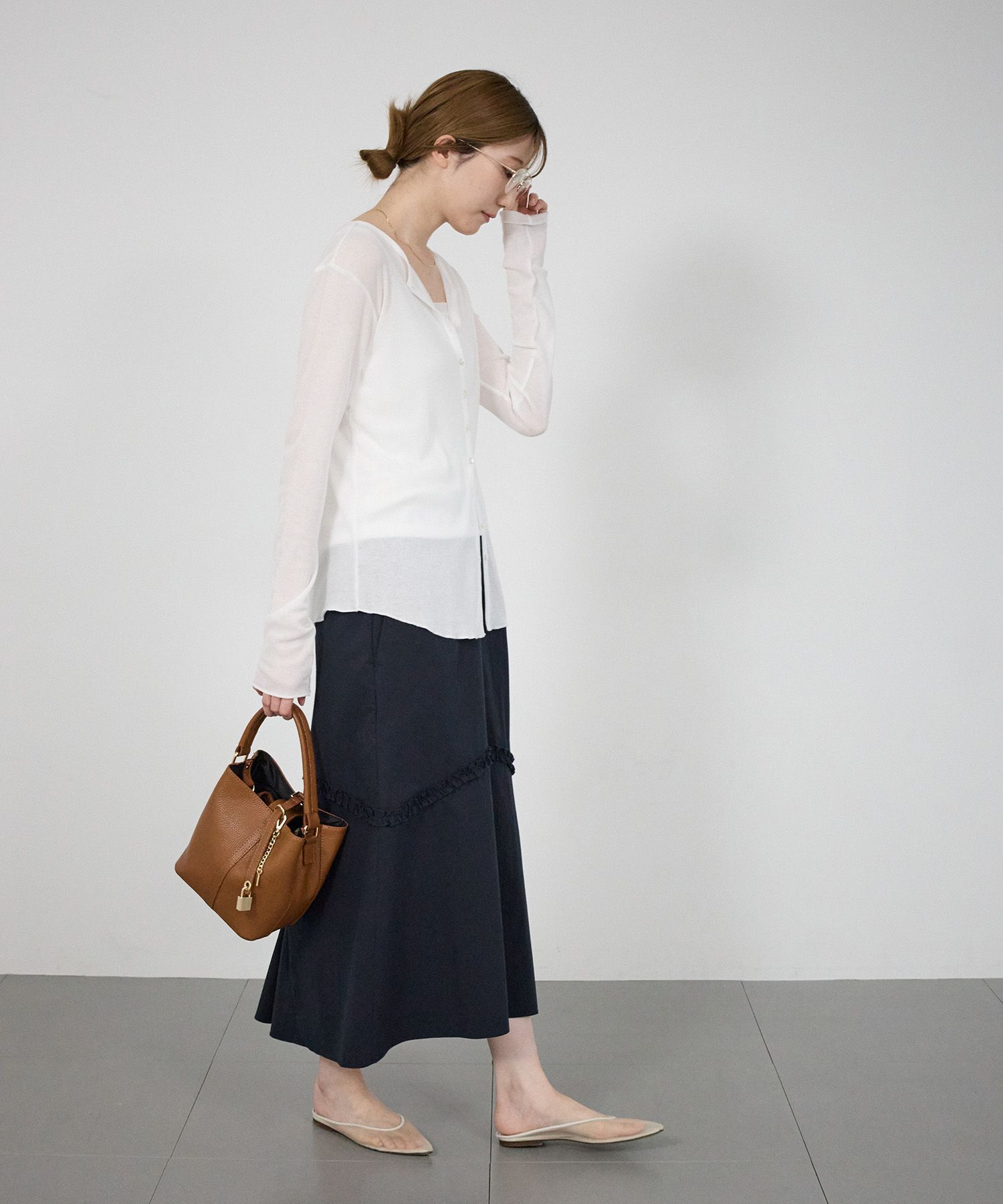 BABYLONE「【2WAY】シアーテレコプルオーバー」|Tシャツ・カットソー|