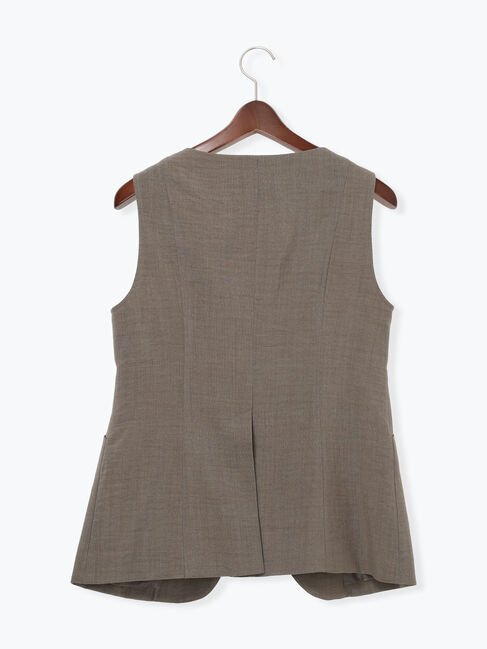 Te chichi「スクエアネックジレ」|ダウンベスト・ベスト|