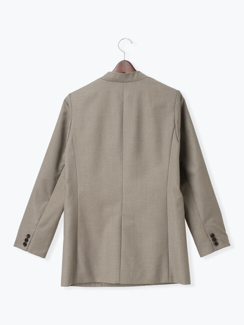 Te chichi「ノーカラーダブルブレストジャケット」|その他|