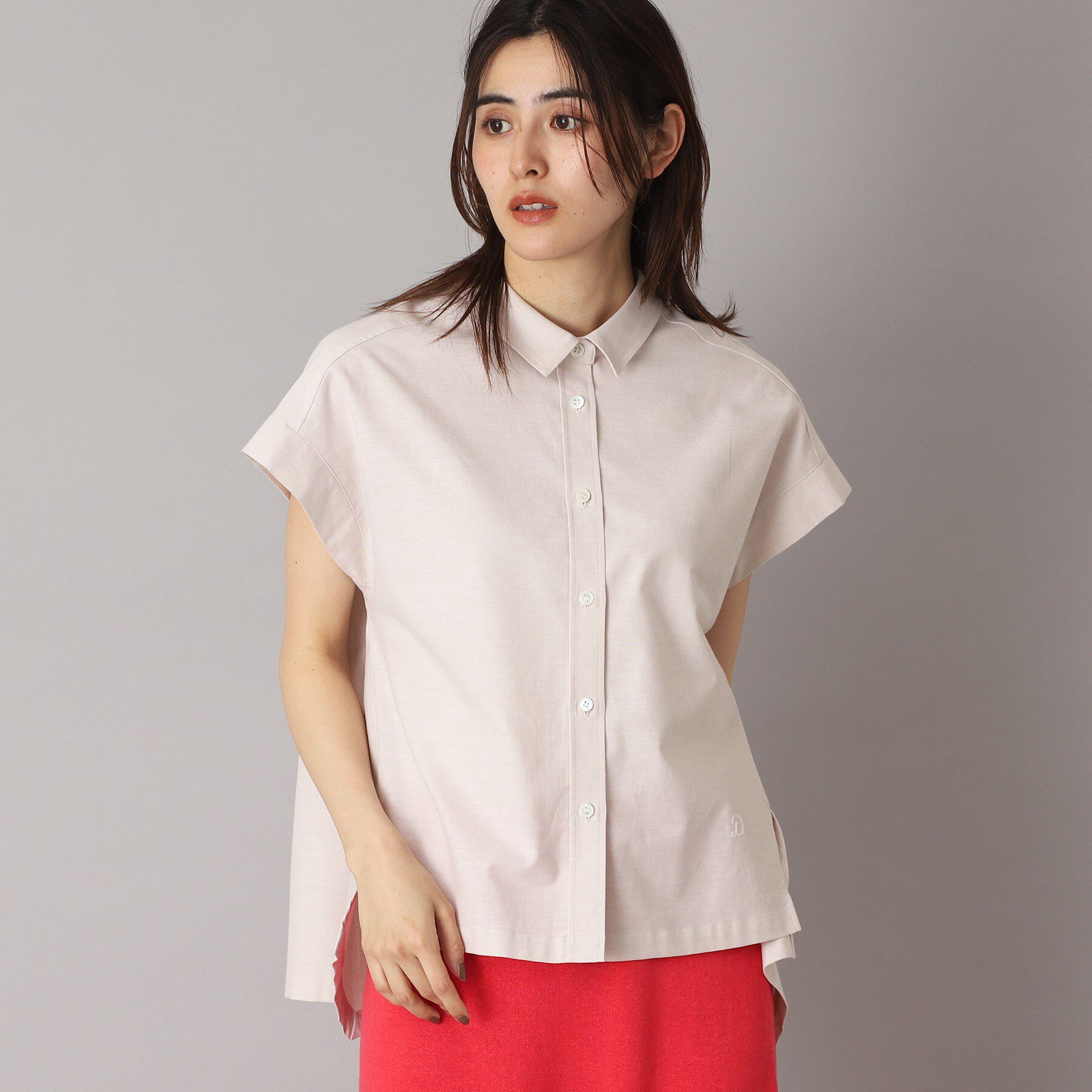 DRESSTERIOR「【日本製/コットン100％】バックフレアオックスシャツ」|シャツ・ブラウス|