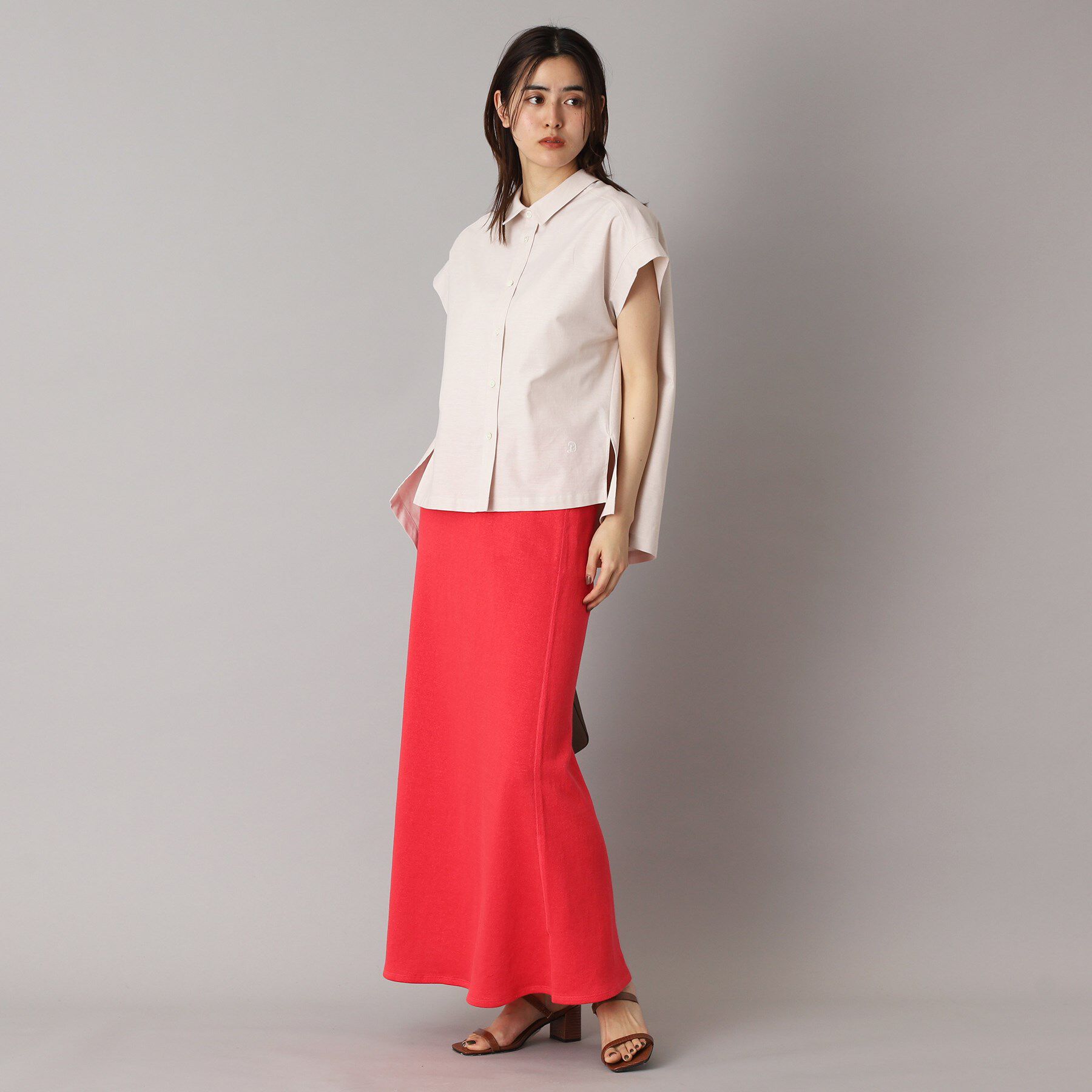 DRESSTERIOR「【日本製/コットン100％】バックフレアオックスシャツ」|シャツ・ブラウス|