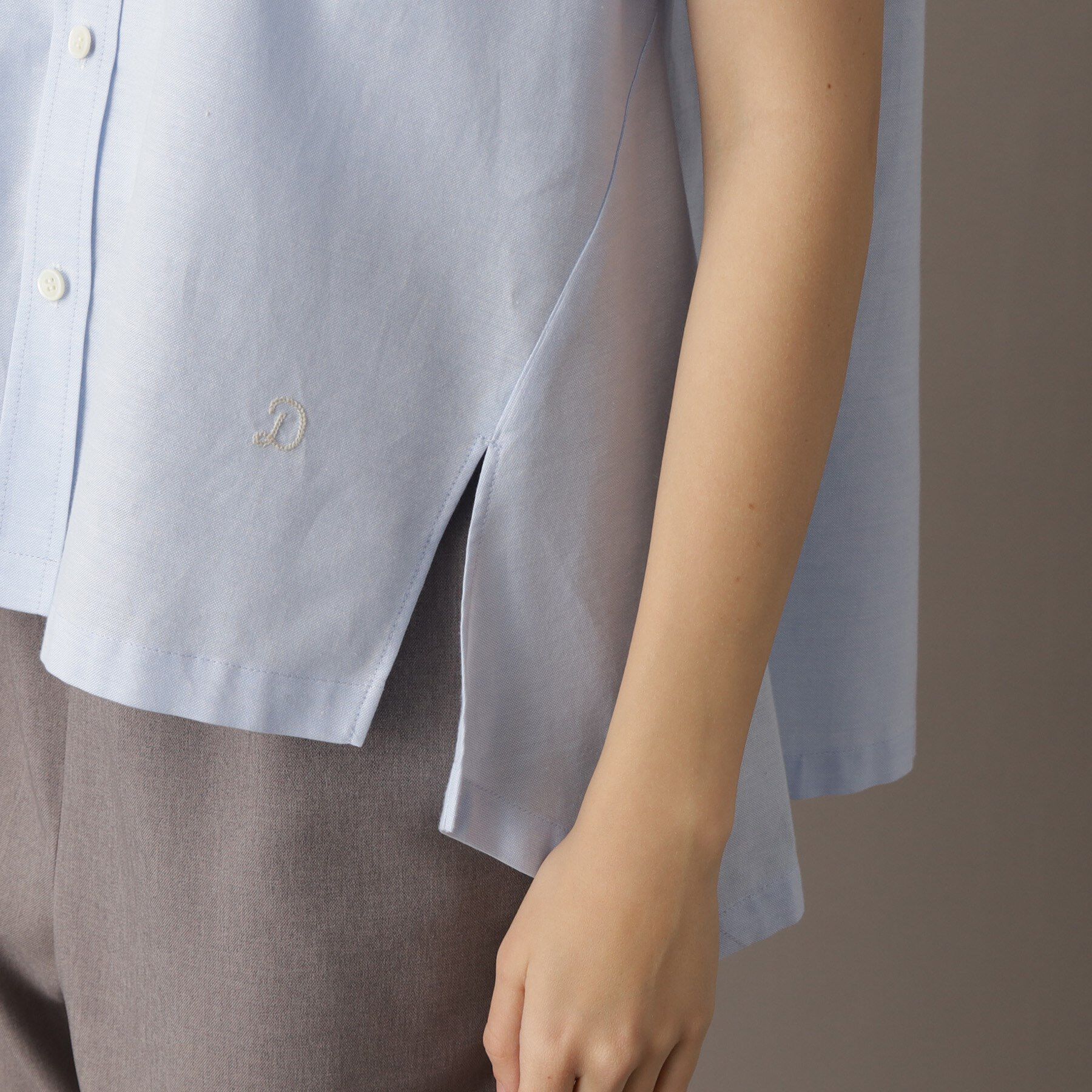 DRESSTERIOR「【日本製/コットン100％】バックフレアオックスシャツ」|シャツ・ブラウス|