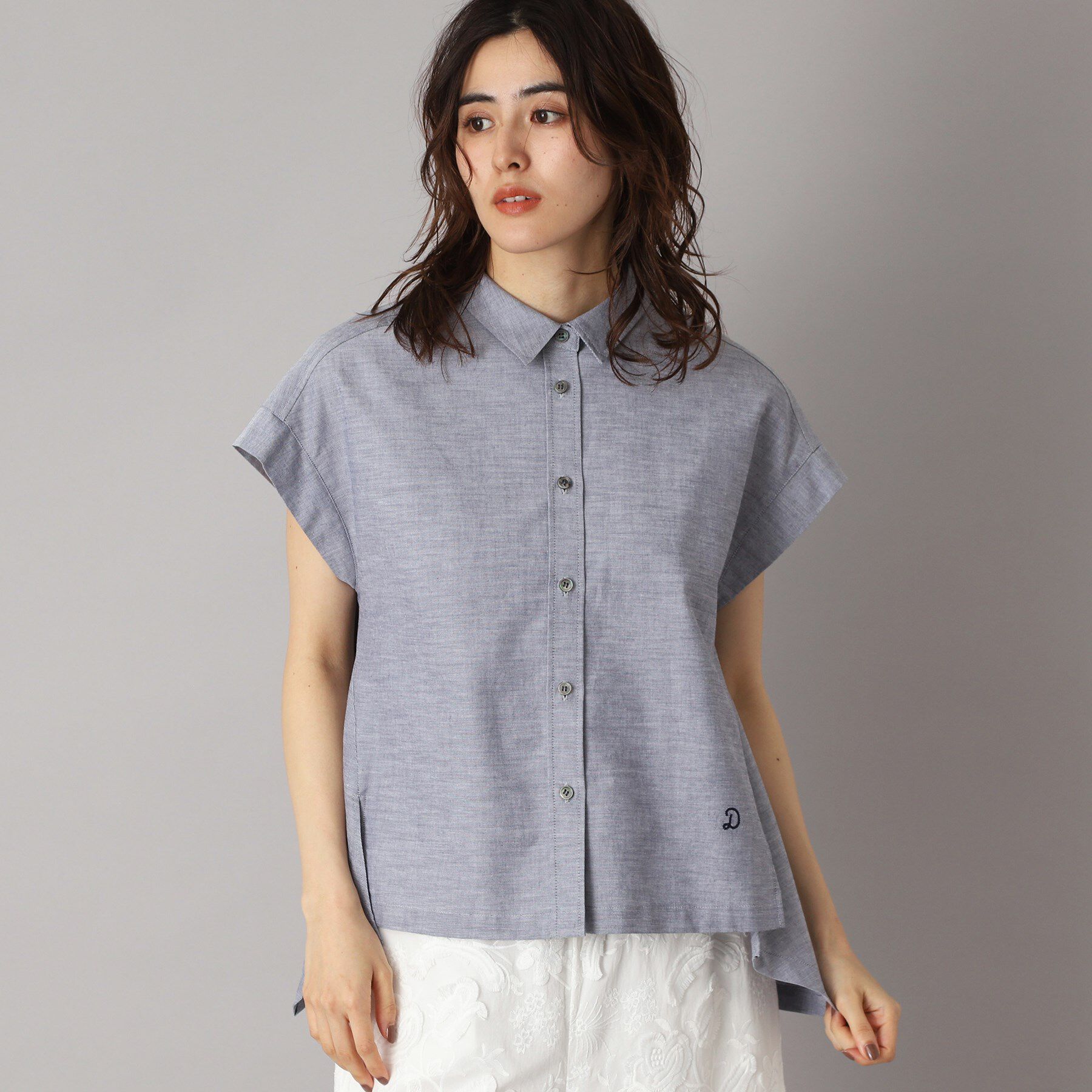 DRESSTERIOR「【日本製/コットン100％】バックフレアオックスシャツ」|シャツ・ブラウス|