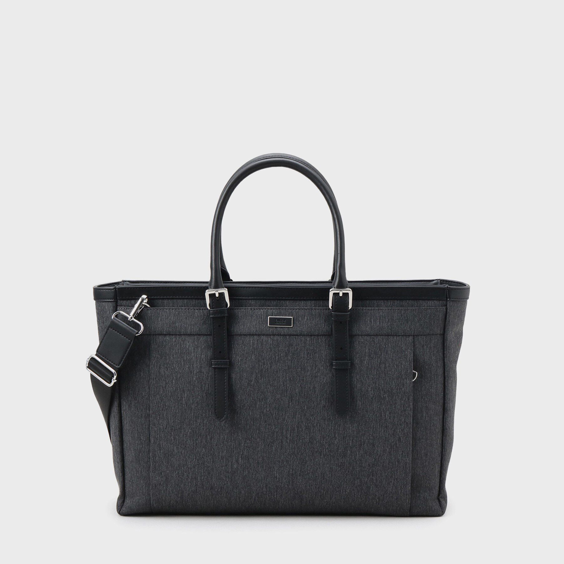 TAKEO KIKUCHI「ヘアラインスリム 横型トートバッグ」|トートバッグ|チャコールグレー(0