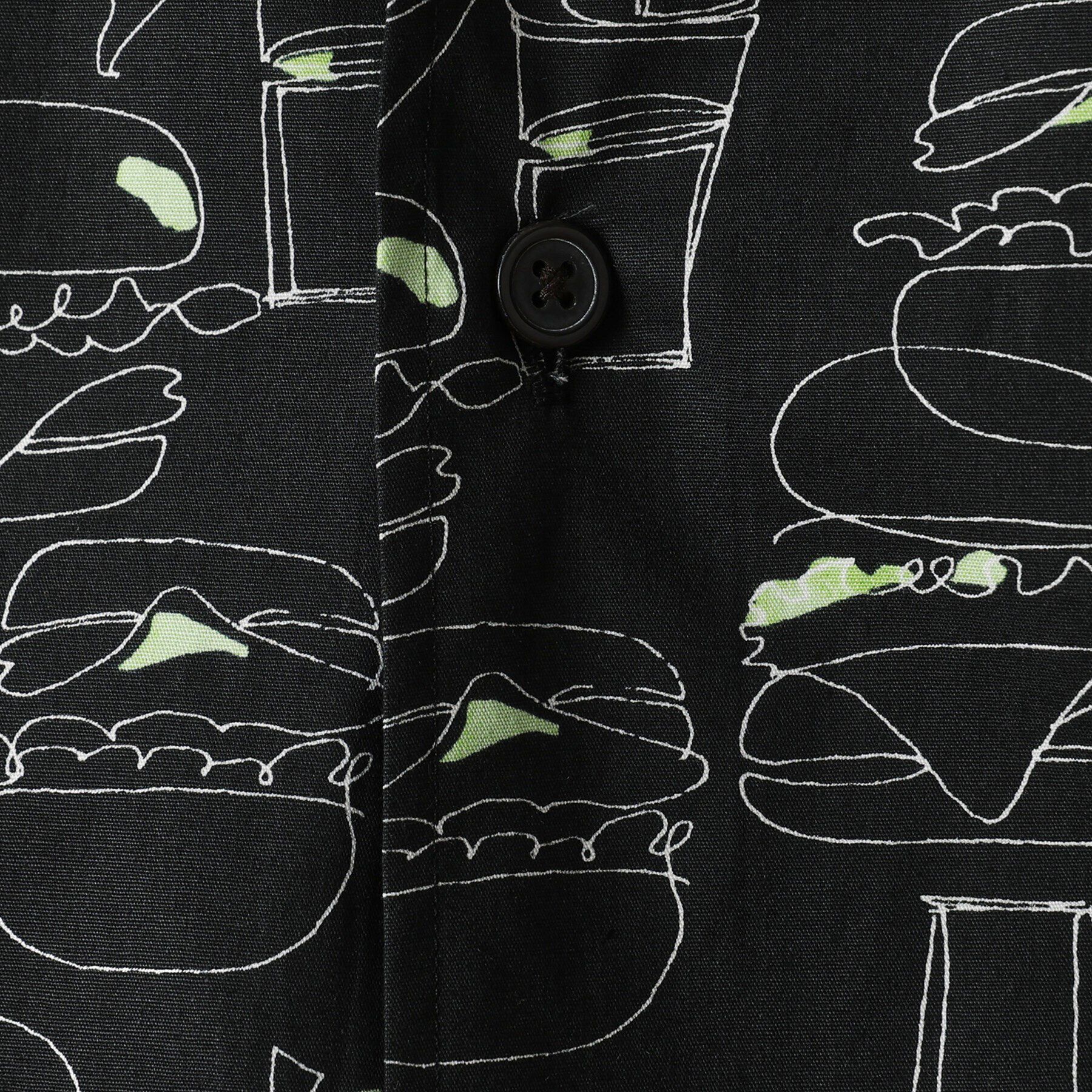 40CARATS&525「ハンバーガープリント シャツ」|シャツ・ブラウス|