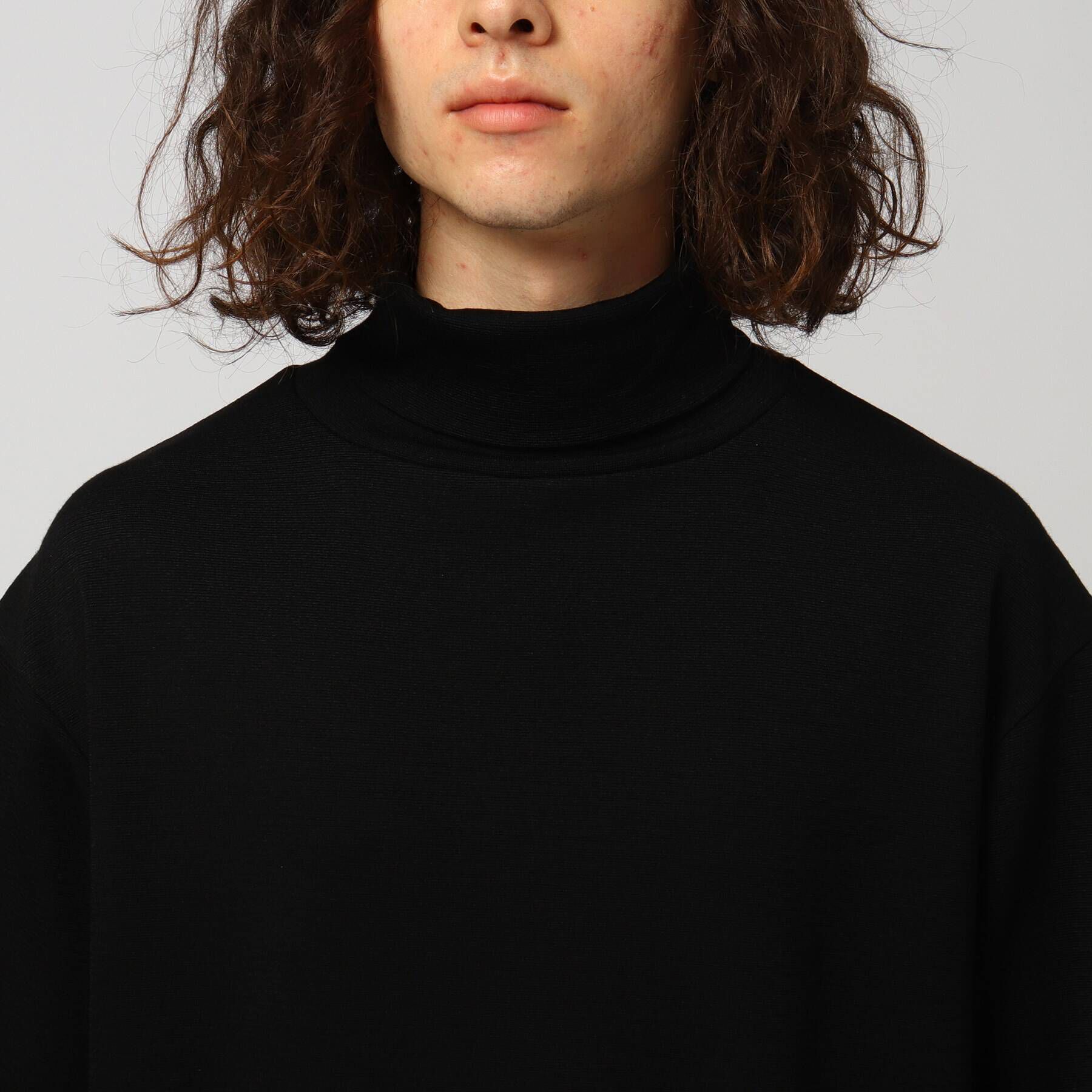 tk.TAKEO KIKUCHI「【S～3L】ミラノリブタートルネックニットソー（ユニセックスアイテム）」|Tシャツ・カットソー|