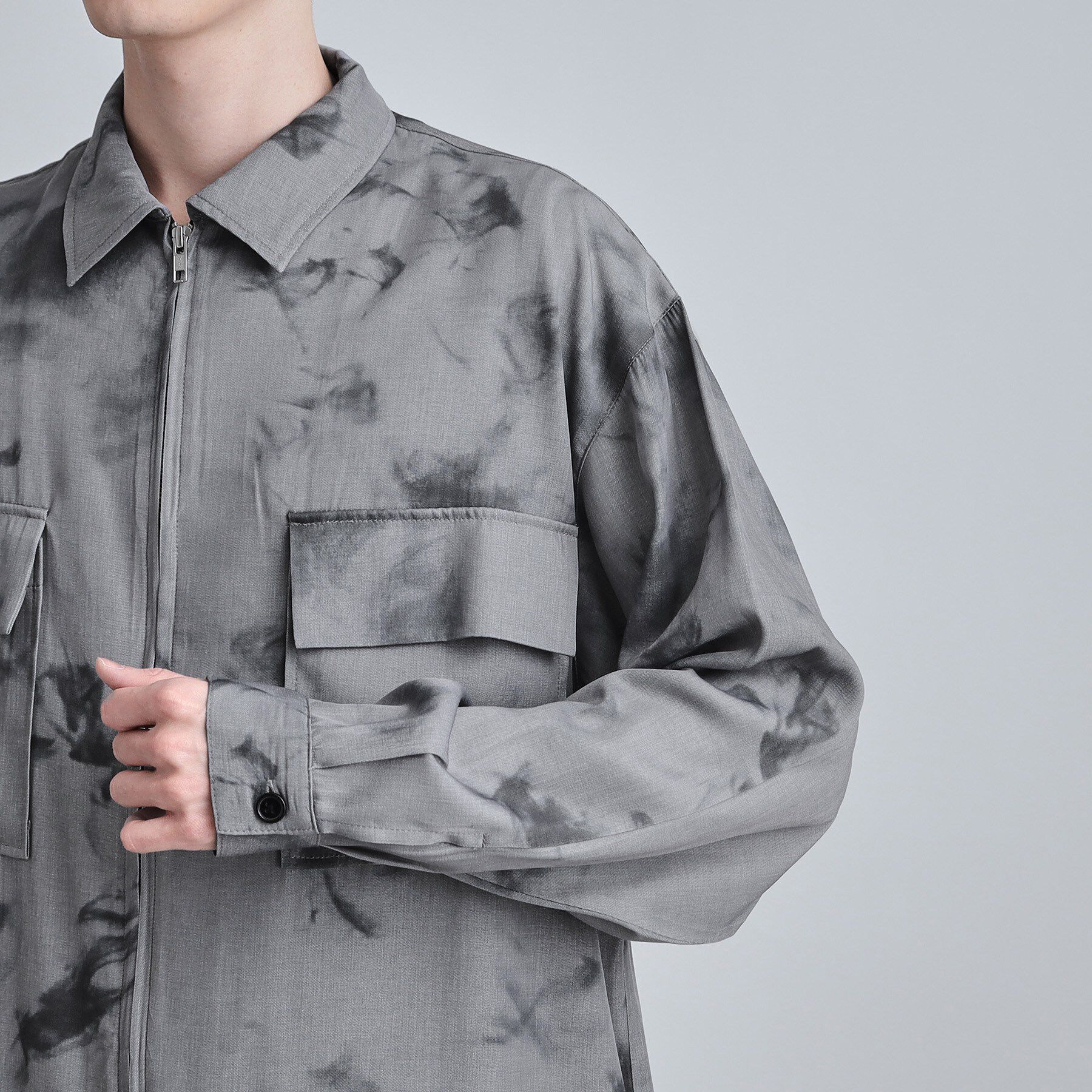 tk.TAKEO KIKUCHI「シャンブレーシャツアウター」|シャツ・ブラウス|