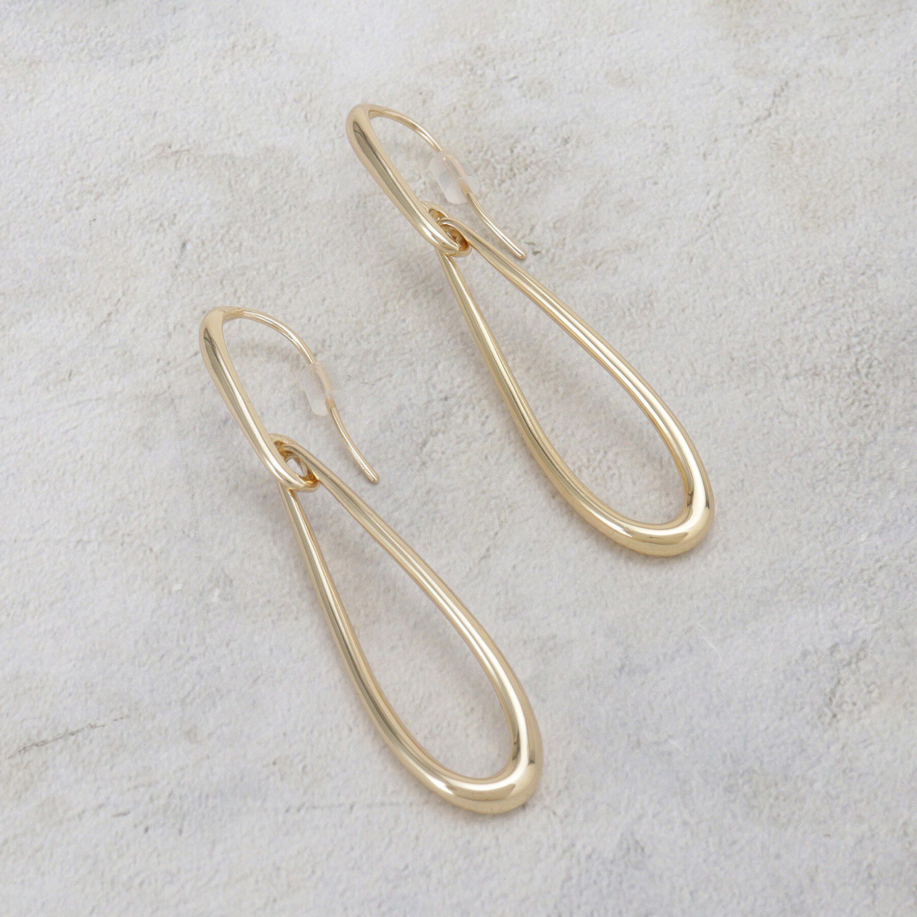 OPAQUE.CLIP「メタルロングドロップピアス」|ピアス|ゴールド(007)