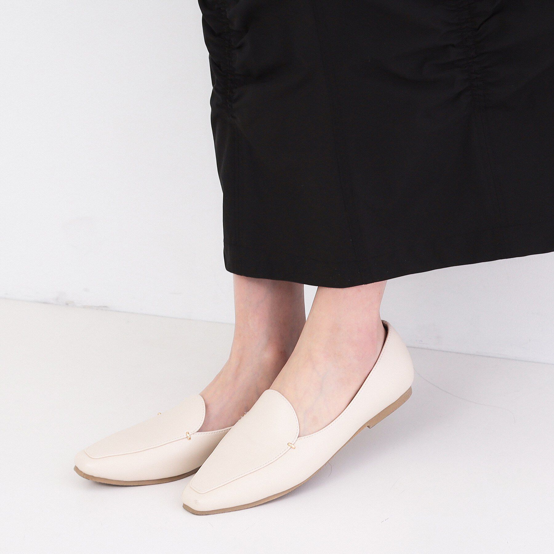 OPAQUE.CLIP「スクエアトゥカシメローファー」|パンプス|