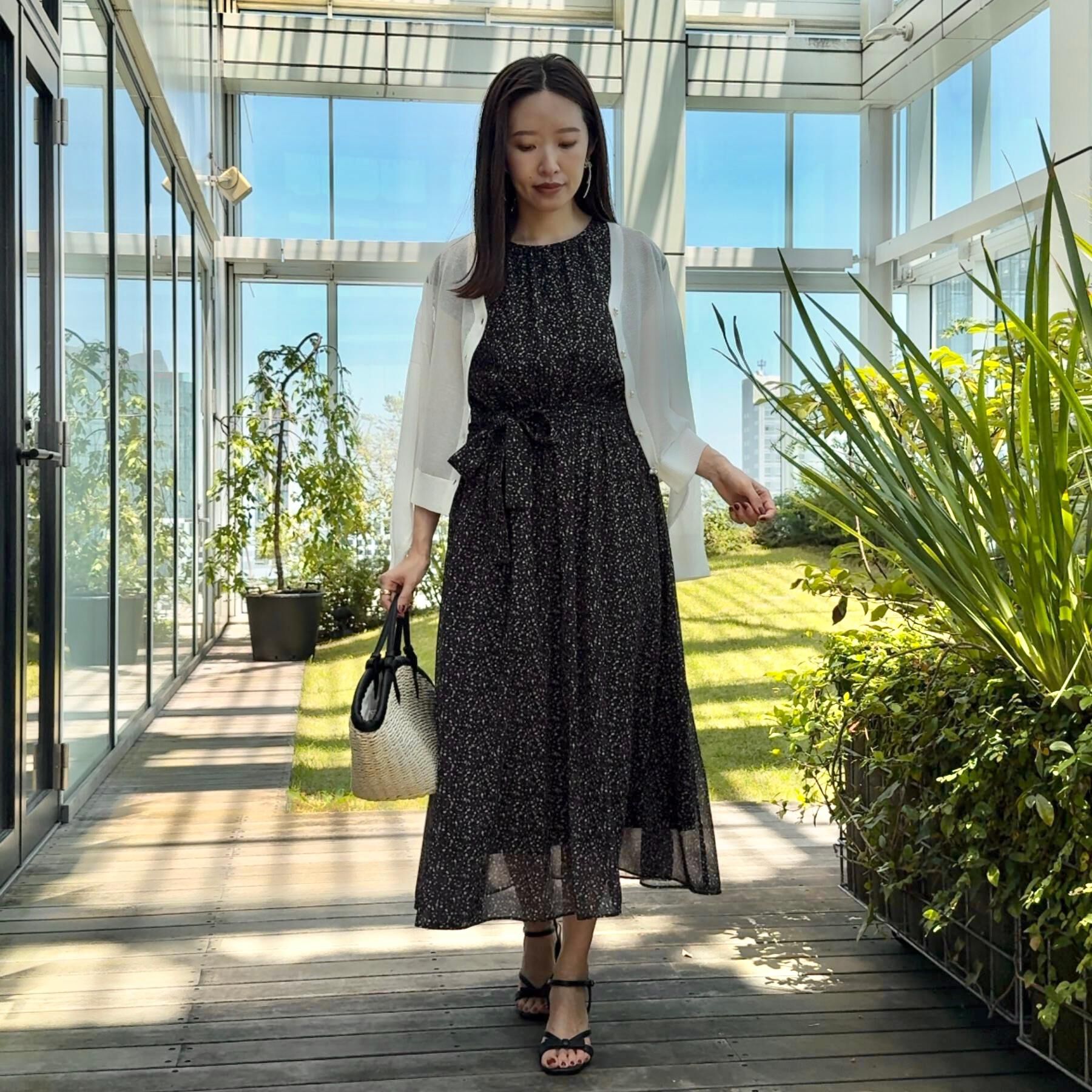 Couture broach「【一枚で着映える・楽ちん・ドライタッチ】フリルスリーブワンピース」|ワンピース|