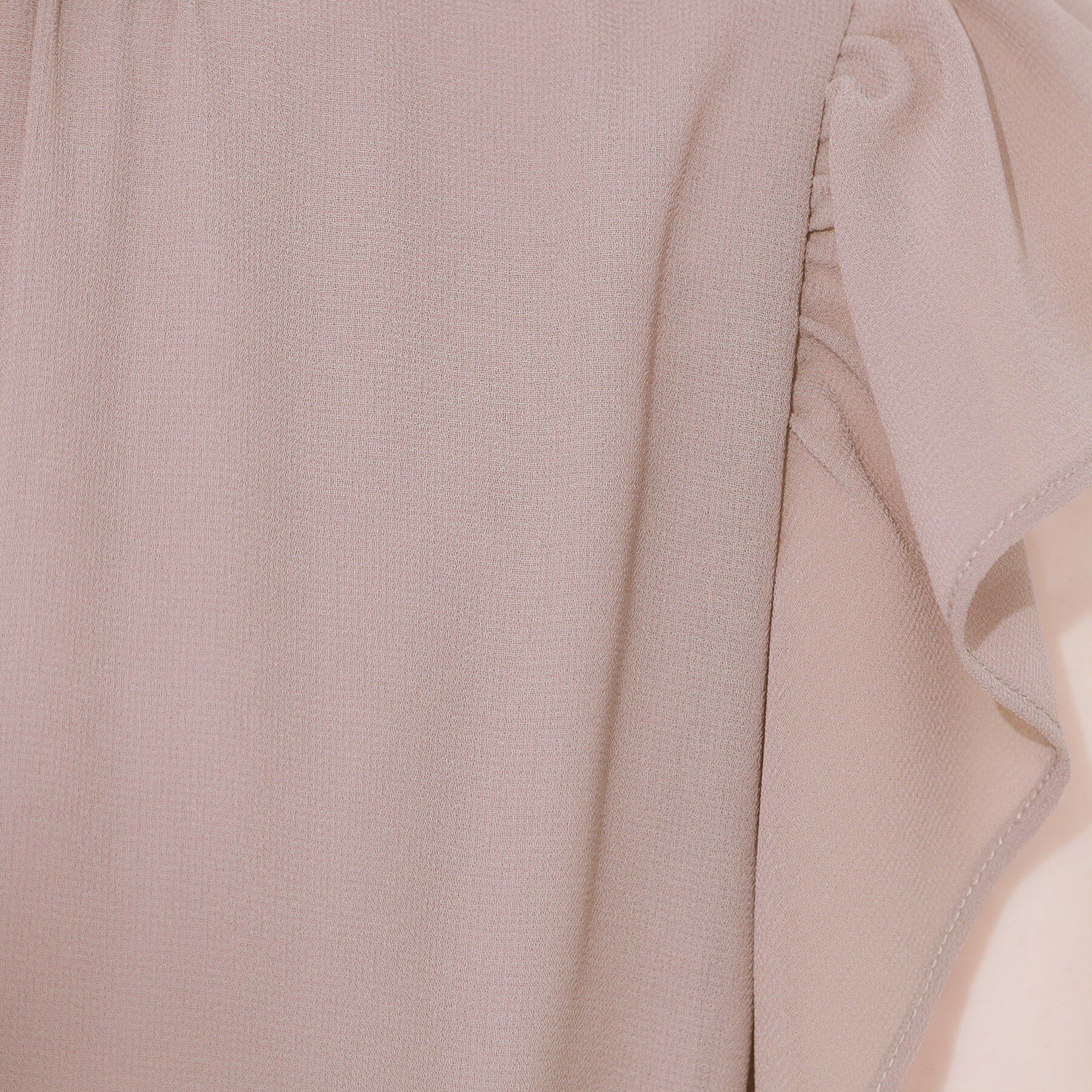 Couture broach「【一枚で着映える・楽ちん・ドライタッチ】フリルスリーブワンピース」|ワンピース|