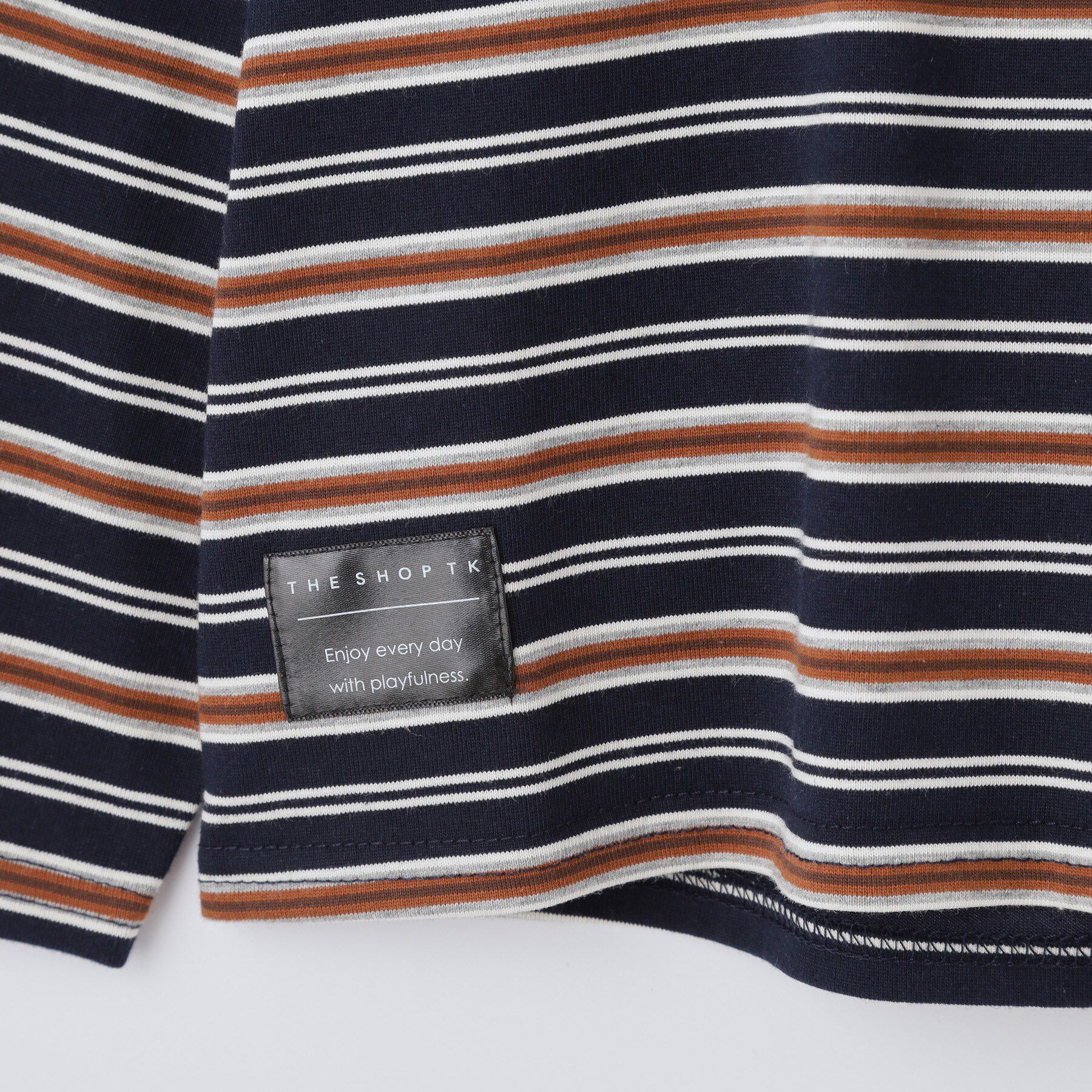 THE SHOP TK「【110-160】マルチボーダーロンT」|Tシャツ・カットソー|