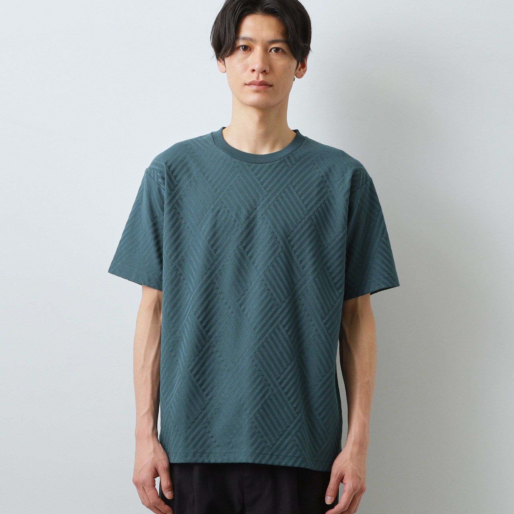 THE SHOP TK「ジャカード リンクスS／S」|Tシャツ・カットソー|