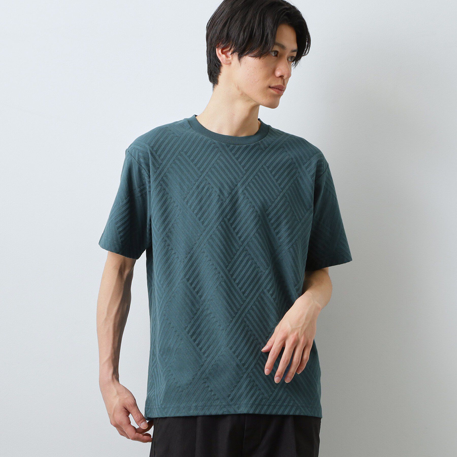 THE SHOP TK「ジャカード リンクスS／S」|Tシャツ・カットソー|