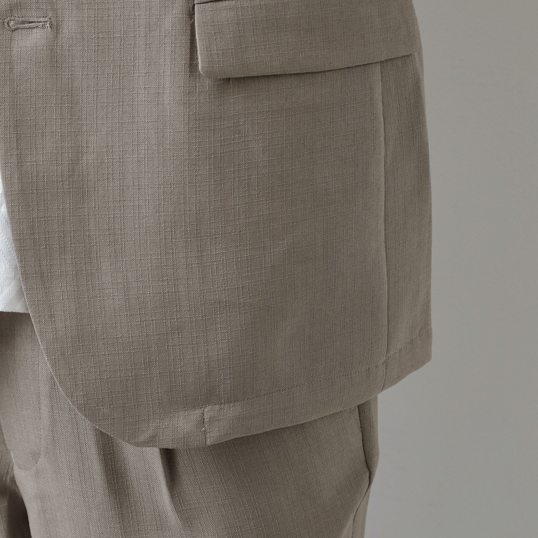 THE SHOP TK「リネンライクジャケット」|テーラードジャケット|