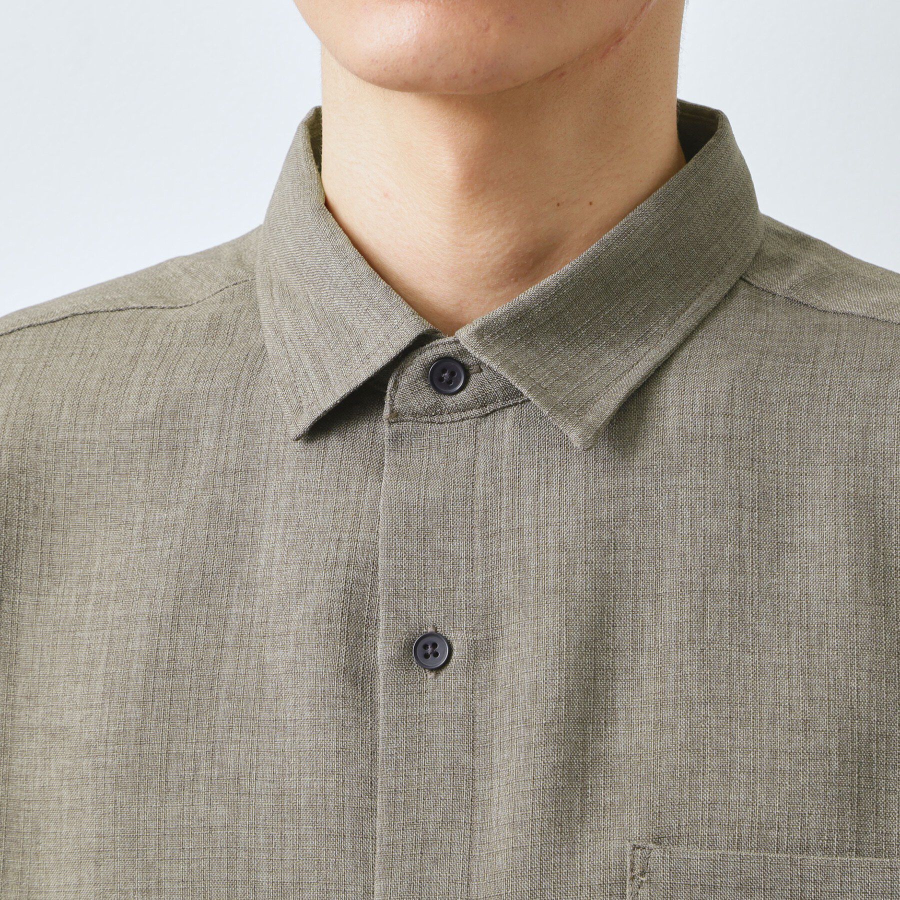 THE SHOP TK「リネンライクシャツ L／S」|シャツ・ブラウス|